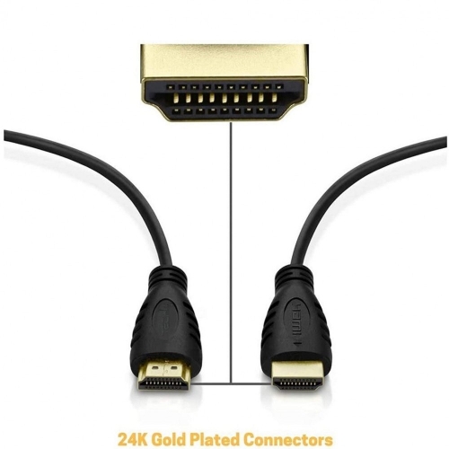 Kabel Hdmi-hdmi 2.0 M/m 4k60hz Ethernet 0.5m Czarny